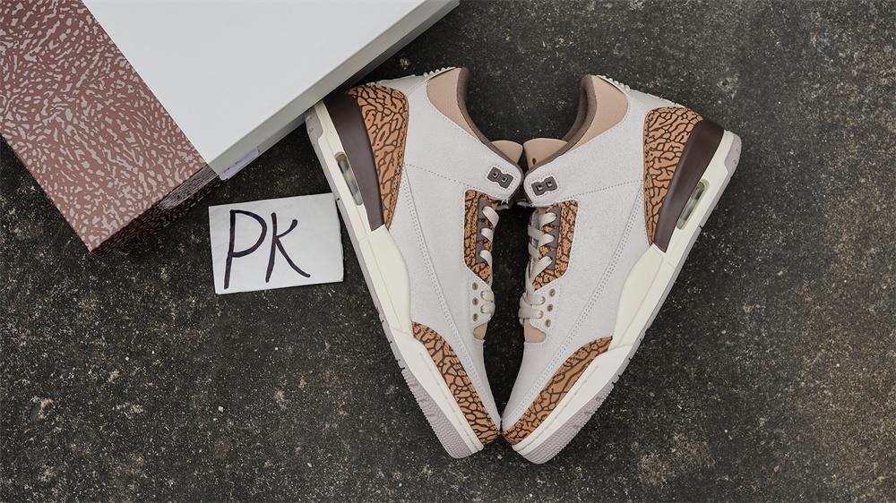 PK GOD Jordan 3 Retro Palomino RETAIL MATERIALS READY TO SHIP